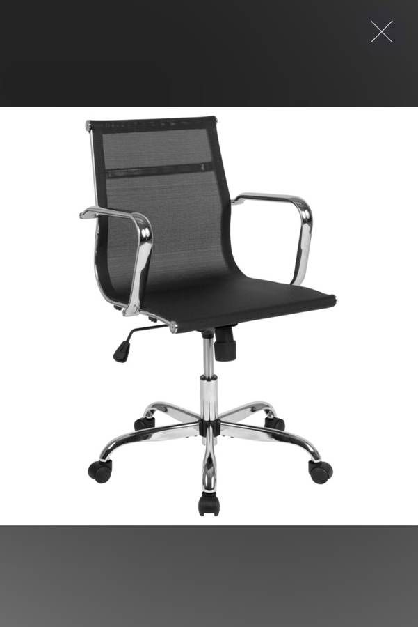 Transparent Mesh Mid-Century Modern Swivel Office Chair