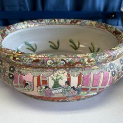 Vintage Chinese Rose Medallion Porcelain 