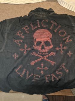 Mens affliction Size Xxl (Runs Small)