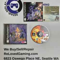 Alundra PlayStation 1 - Complete In Box - Tested No Issues - For Sale Or Trade