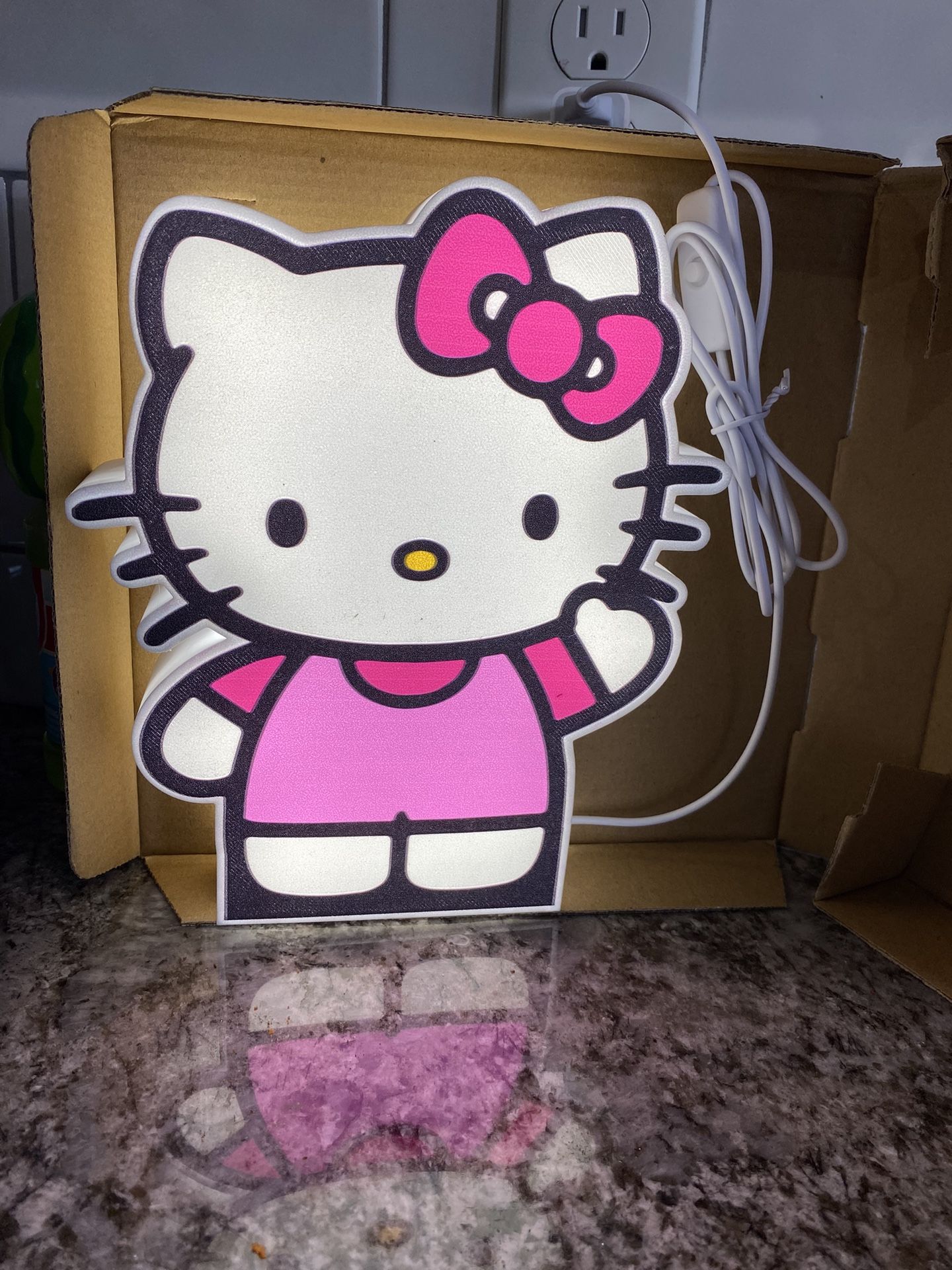 Hello Kitty Night Light Room Decoration