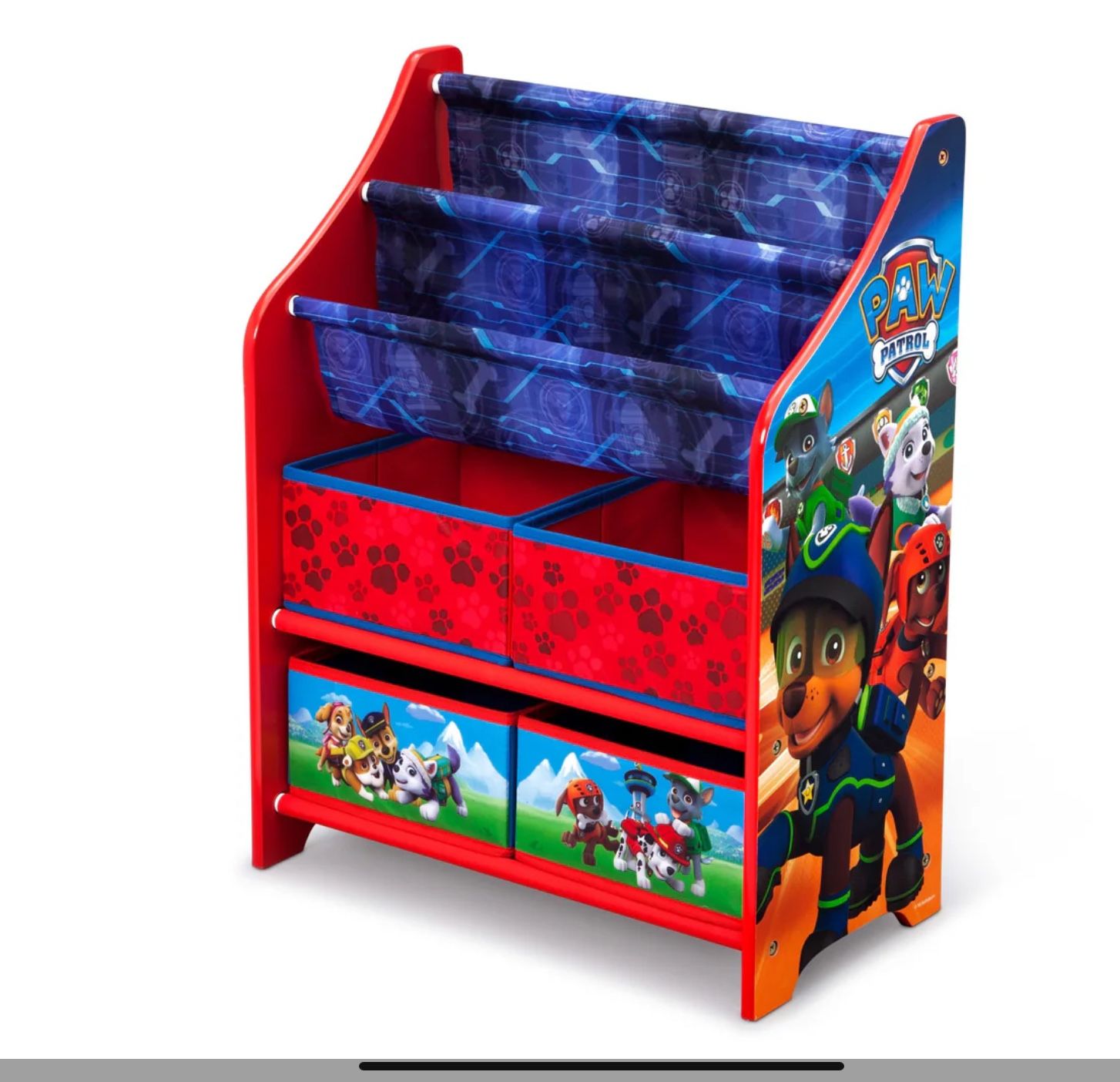 PAW Patrol Book and Toy Organizer