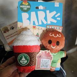 Pup Cup And Gingerbread Squeaker