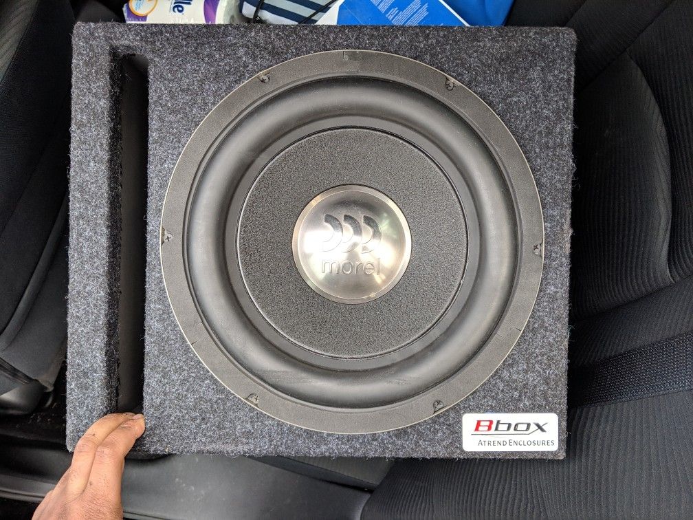 MOREL SUBWOOFER - 10inch CUSTOM BOX