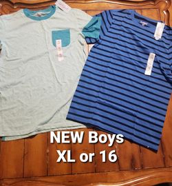 New Size XL 16 boys t-shirts Cat & Jack nwt