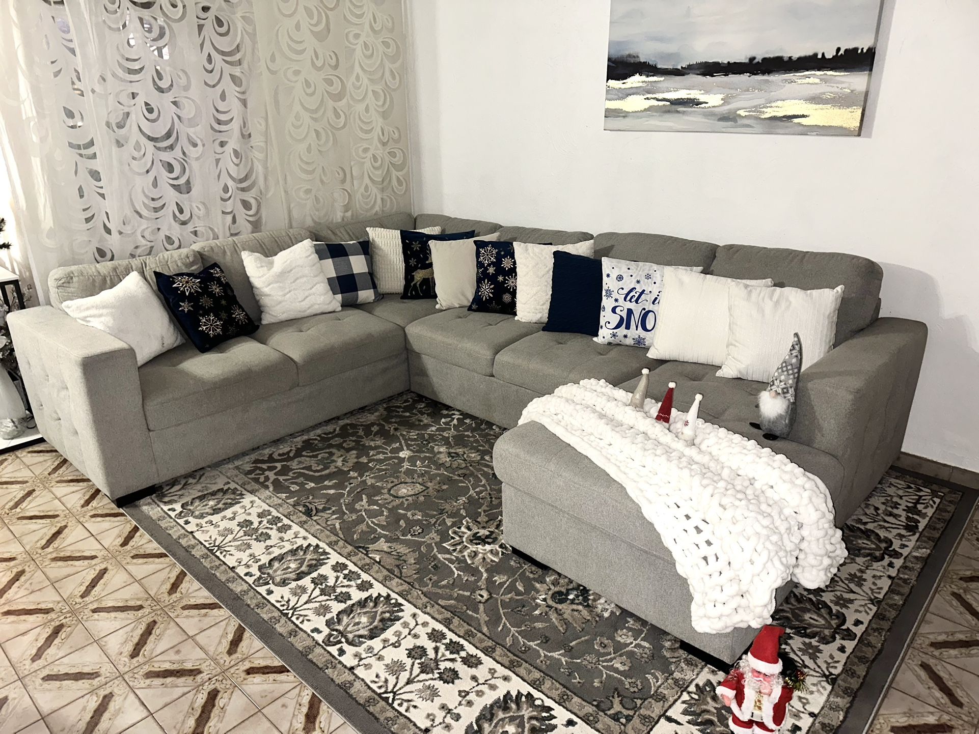 Pull-Out Sectional Sofa