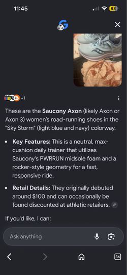 Women’s Saucony Axon SkyStorm size 9 1/2