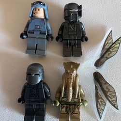 Lego Mini figures Lot Star Wars Poggle Veers Knights Of Ren Lot Of 4 
