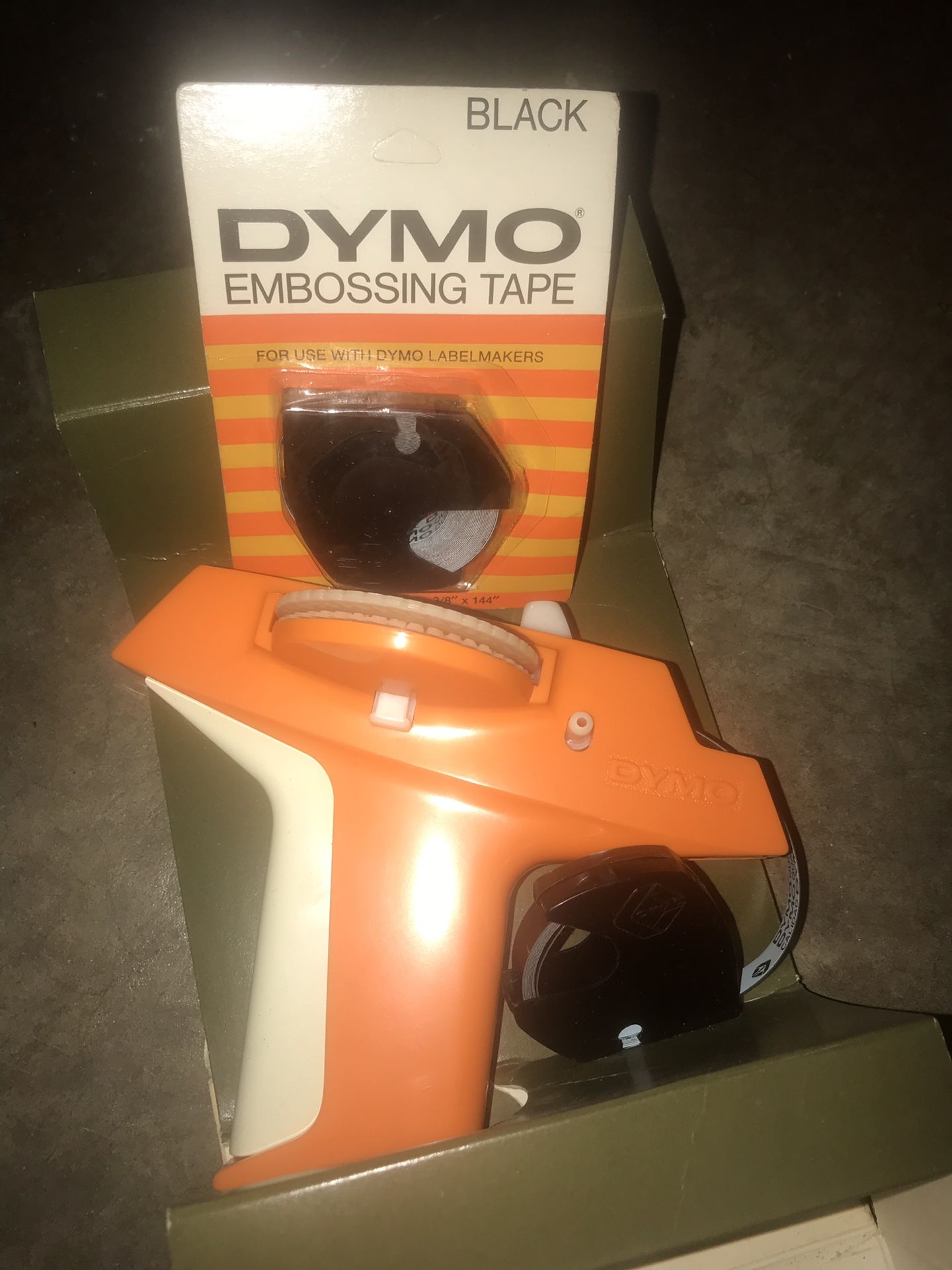 NOS 1970s Dymo label maker