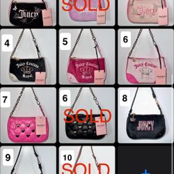 Juicy Couture Mini Wristlet Purses!! (read below plz)