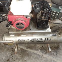 Twin Tank Honda Engine Gas Compressor Contractor Series
