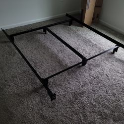 Queen Size TempurPedic metal bed frame 