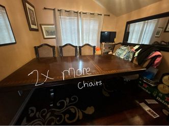 huge dining table