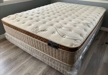 King Organic Cloud Edition Europillow Top 12inch Matres!!