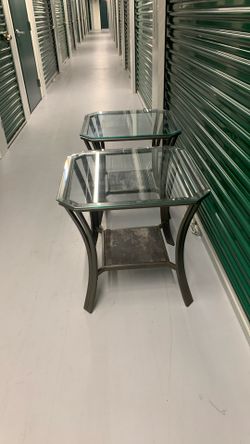 Glass Topped Tables
