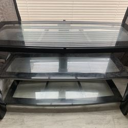 3 Tier Glass Tv Stand 