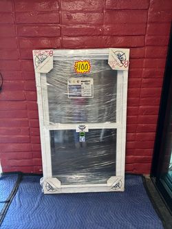 New vinyl window