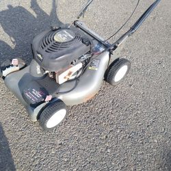 Craftsman 21 Inch 6.5 HP Push Button Electric Start Gas Powered Self Propelled Lawn Mower 