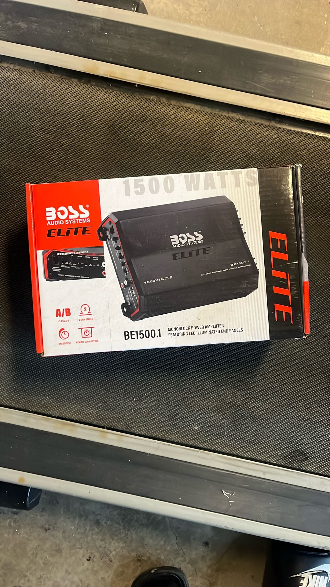 Boss 1500 Watts Bass Amplifier Monoblock 1 Channel With Bass Knob