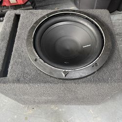 Rockford Fosgate 10 Inch Subwoofer and Box