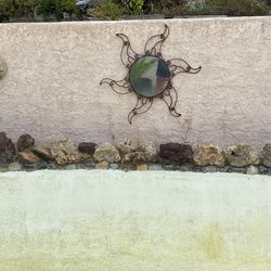 Wrought Iron Garden Or Pool Decoration