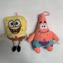 Spongebob Squarepants & Patrick Star Plush Toys
