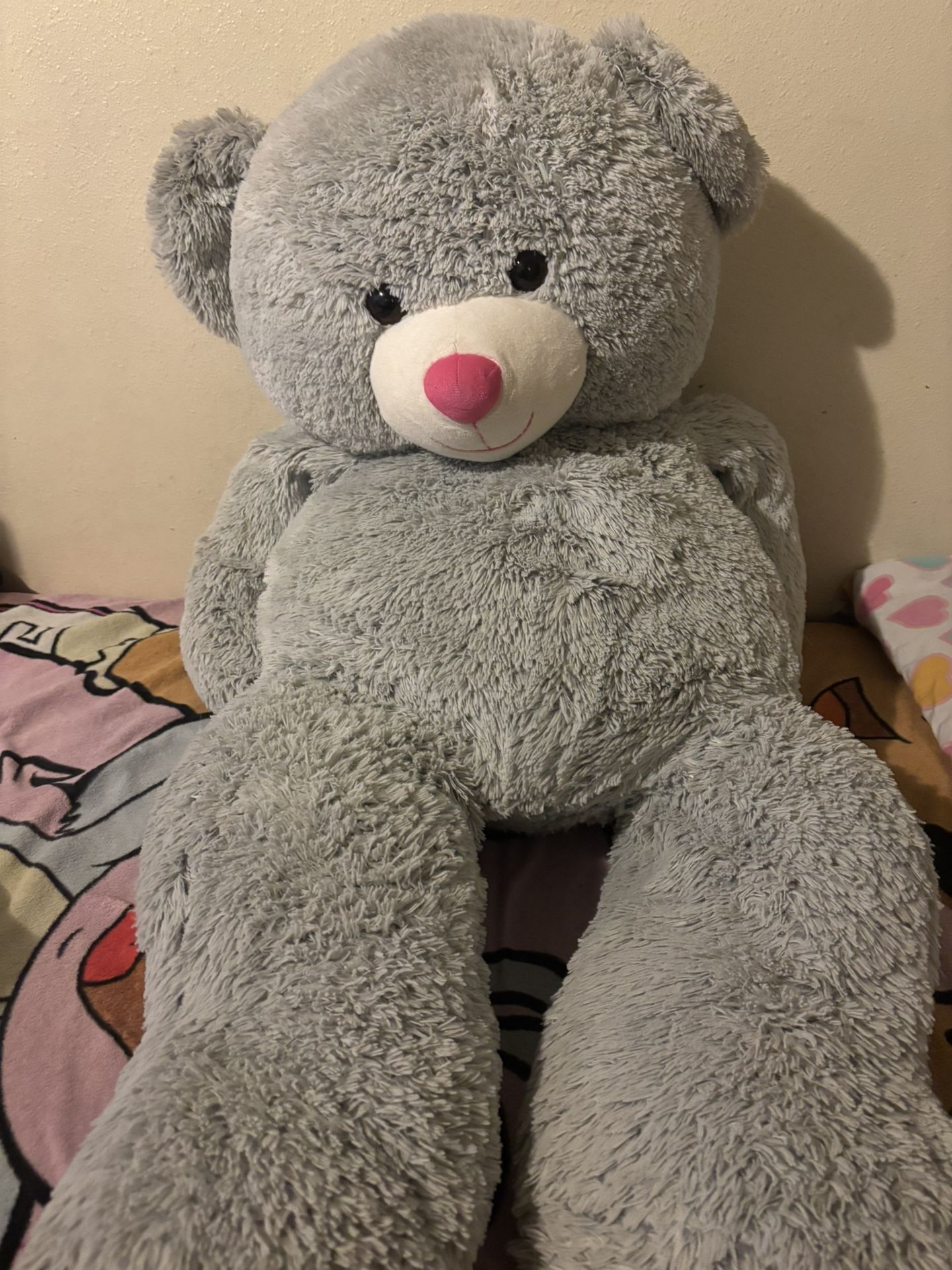 Giant Gray Teddy Bear