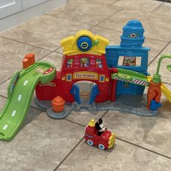 Vtech Go Go Smart Wheels Mickey Mouse Silly Slides Fire Station Disney tracks