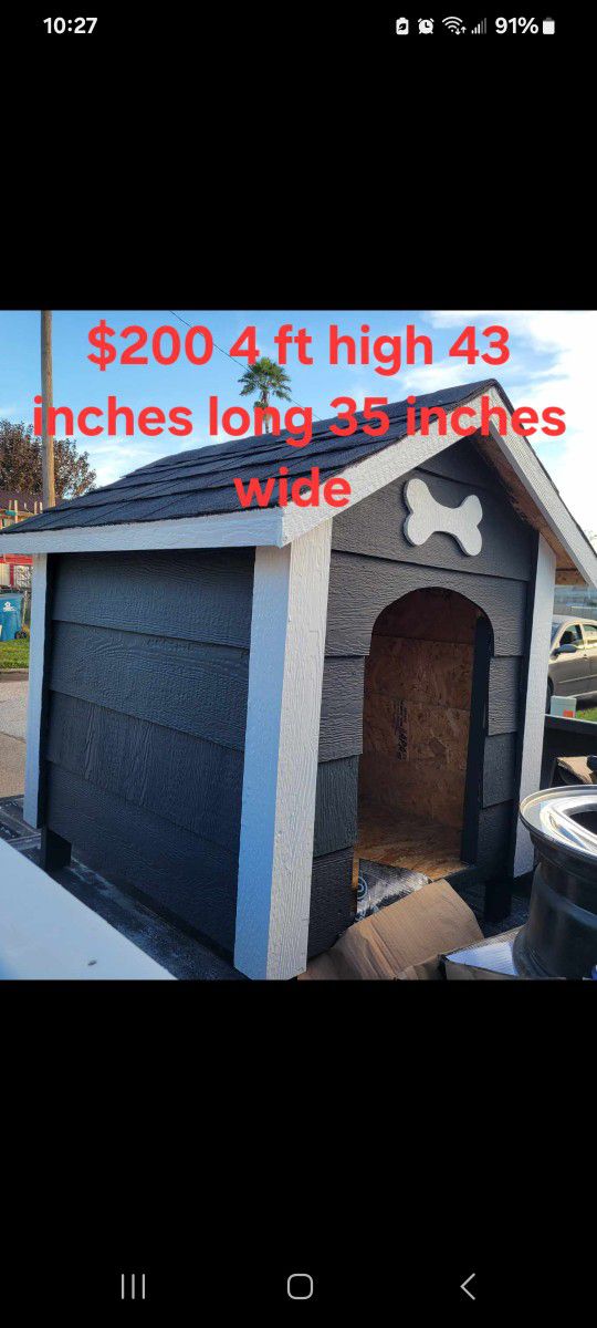 House Is 4 Ft High 43 Inches Long  35 Inches Wide  Big N Heavy  In San Benito Texas 