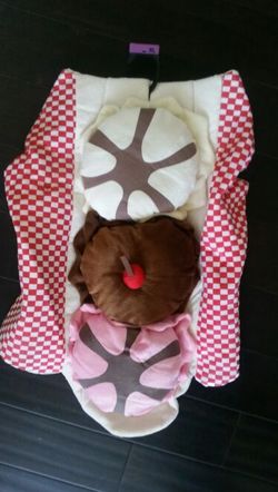 New Dog banana split costume xl halloween xlarge