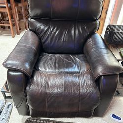 Brown Power Operated Recliner 