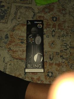 Bass Jaxx Bling Led Wireless Microphone Speaker