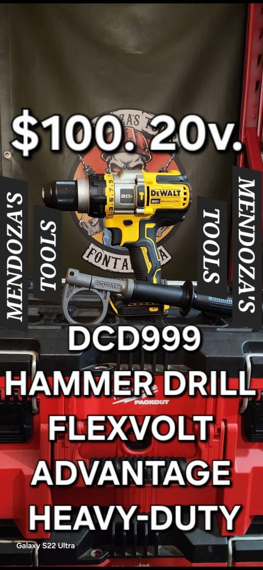 Dewalt Hammer Drill Flexvolt Advantage 20v MAX