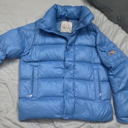 Moncler Blue Moncler Maya 70 Down Jacket