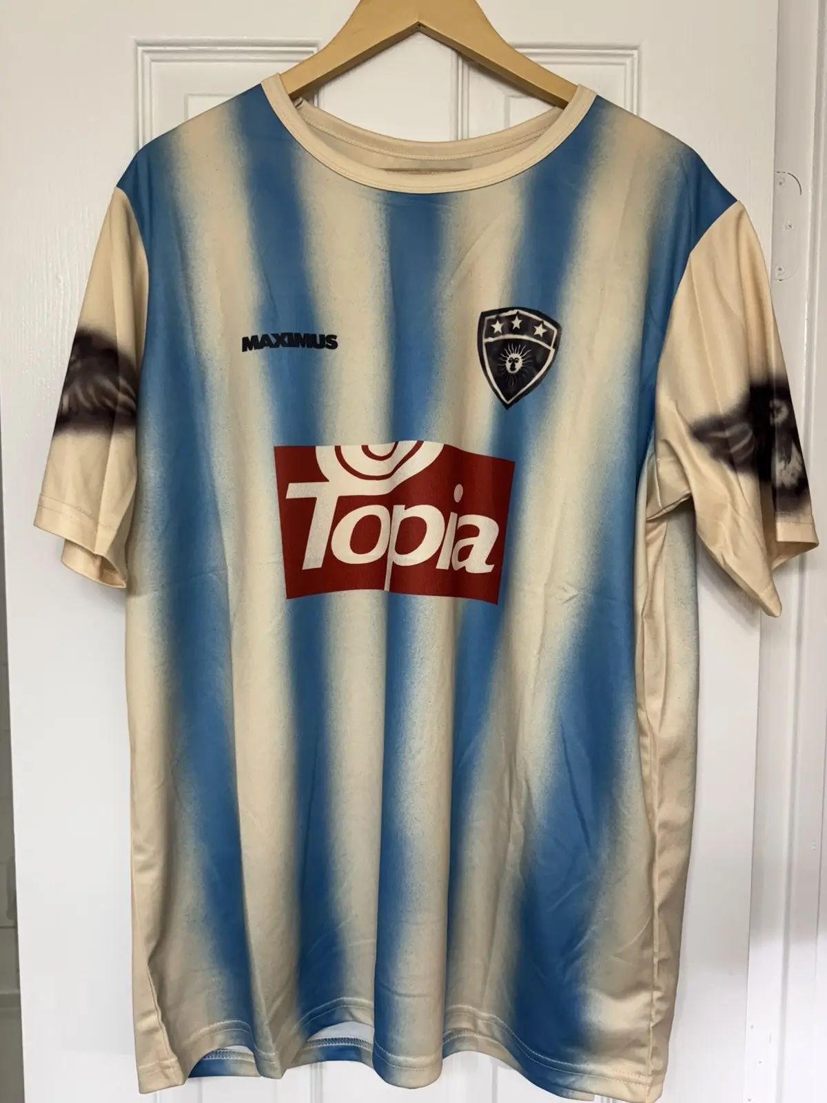 Travis Scott X Cactus Jack X Utopia X Argentina Soccer Jersey. SIZE L. BRAND NEW