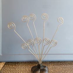 Vintage Pewter 10 Inch Picture Holder