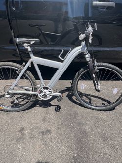 RARE BMW Folding Mountain Bike - silver, excellent condition!