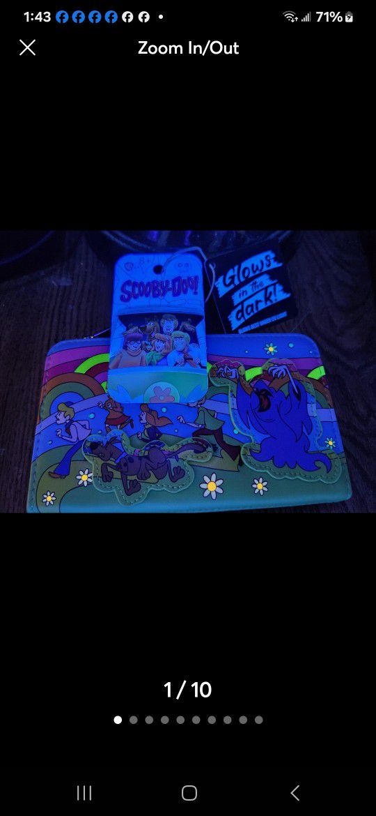 Scooby Doo Glow In The Dark Wallet