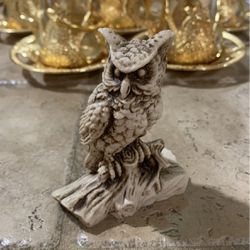 Miniature Owl Statue 