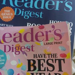Reader's Digest LARGE PRINT 44 Issues 