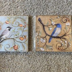 Bird-themed Canvas Prints - NEW IN WRAPPING - $20 each OR set of 2 for $30