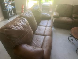 Lush Pull Out Couch and Recliner