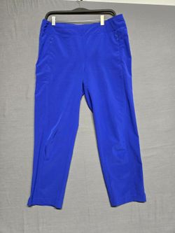 Chico's Blue Pull On Pants with Zipper Pockets Size 0.5 US 6
