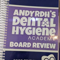 Andyrdh's Dental Hygiene Board Review 2025  Book