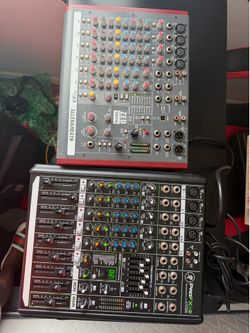 2 mixer 8 channel mackie profx 8v8 & Allen & Heath ZED 8 channel use Mixer firm on price