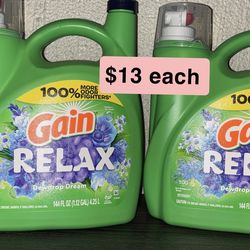 Gain relax detergent 144oz