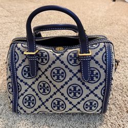 Authentic Tory Burch Barrel Bag & Wallet