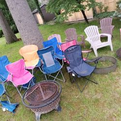 Foldup Camping Chairs $4 ea