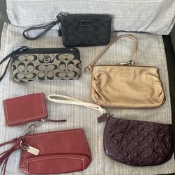 Coach wristlets 