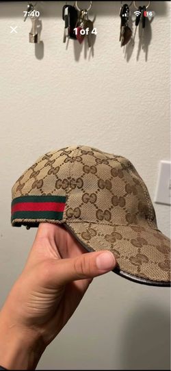 Original Gucci GG Canvas Baseball Hat